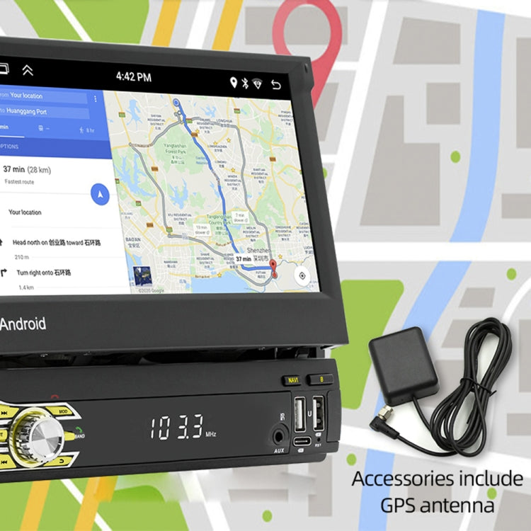 HD 7 inch Single Din Car Android Player GPS Navigation Bluetooth Touch Stereo Radio, Support Mirror Link & FM & WIFI HD 7 inch Single Din Car Android Player GPS Navigation Bluetooth Touch Stereo Radio, Support Mirror Link & FM & WIFI